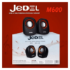 Jedel Speaker M600 USB, 3.5 BLACK/BLUE - Image 3