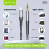 BAVIN HOT 1.2M Wired Woven Type-C to 3.5MM Audio Data Cable AUX-32 for mobile phones, tablets, and laptops
