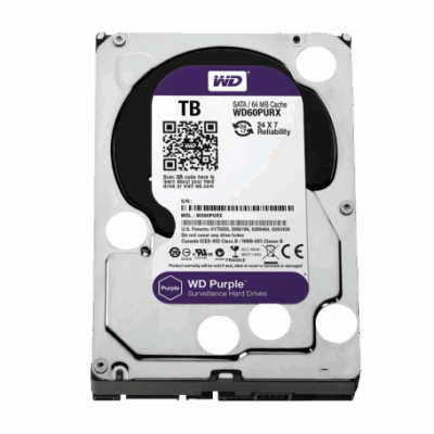 Wd Hard Drive 3.5 Inch 4Tb Internal Surveillance 64Mb 6Gb/S Purple