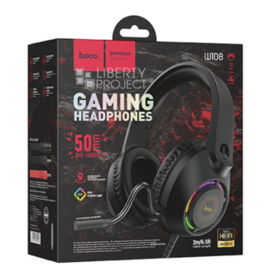Hoco W108 Sue Gaming Wired Headphones