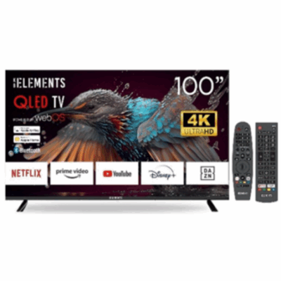 KB ELEMENTS 100″ QLED TV UHD 4K HDR+ SMART ALUMINUM