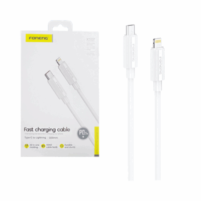 Foneng XS07 Type-C to Lightning PD27W Cable – 1.2M