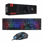 Jedel Keyboard Mouse Combo GK110 EN/AR Wired Gaming Black