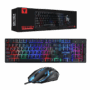Jedel Keyboard Mouse Combo GK110 EN/AR Wired Gaming Black