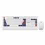 Jedel Keyboard Mouse Combo WS671 EN/AR Wireless White