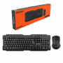 Jertech Keyboard Mouse Combo KM200 EN/AR Wireless Black