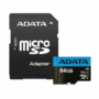 Adata Micro Sd 64Gb Class 10 Speed 100Mb