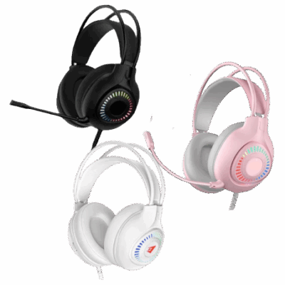 Jertech Headset HG01 2*3.5MM JACK, USB WIRED RGB Gaming