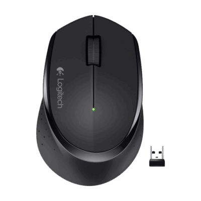 Logitech Mouse M275 2.4Ghz Wireless 1000 DPI 3 Buttons Black