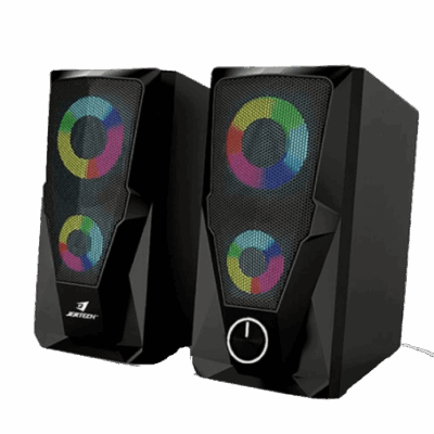 Jertech Speaker S6 USB, 3.5 RGB BLACK