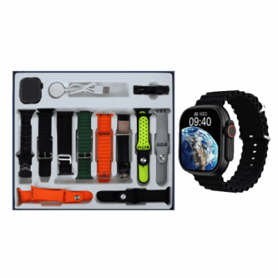 Modio Smart watch U11 Max 2.2 Inch Bluetooth Black