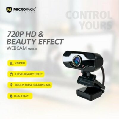MICROPACK MWB-16 720P HD WITH 1 MILLION PIXELS & BEAUTY EFFECT WEBCAM