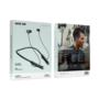 Green Lion X Neckband Earphone in black color